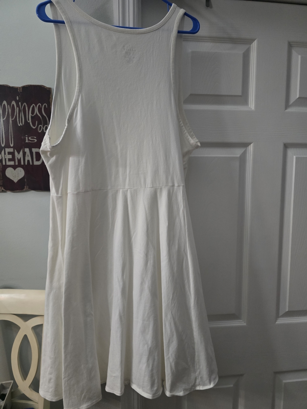 Torrid Sleeveless Scoop Neck Swing Dress in White - Picture 4 of 5